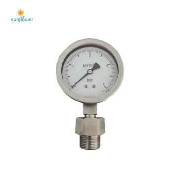 Back Center Mount Bimetal Thermometer: Industry Standard Mechanical Temperature Gauge