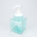 250ml 300ml 400ml hand wash lash bath square foaming soap dispenser pump bottle