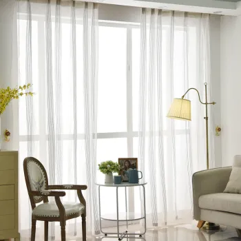 Factory Direct Wholesale Custom Sheer Curtains for Living Room Décor