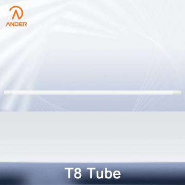 Tubo LED de alto desempenho com iluminação de 330°