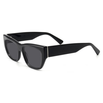 Fashion Wide Temple Glasses For Driving UV400 Polarized Grey Sunglasses Manufactory