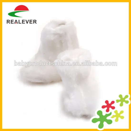 wholesale newborn baby white fur boots