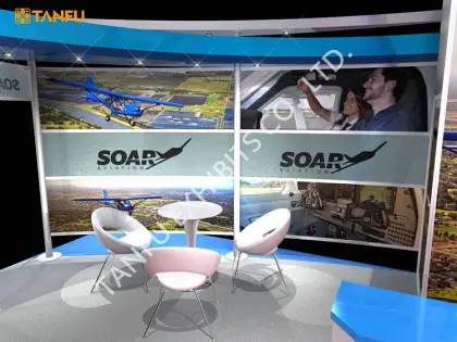 Travel Industry Exhibition booth Design and customize
