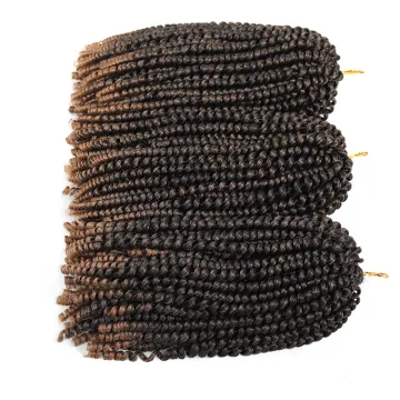 Beyond Beauty Ombre 12 inch Spring Twist Hair Crochet Passion Spring Twist Hair Synthetic