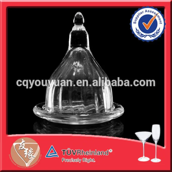 Multifunctional Mini Recycled Decorative Clear Glass Plates/glass Dish Sets