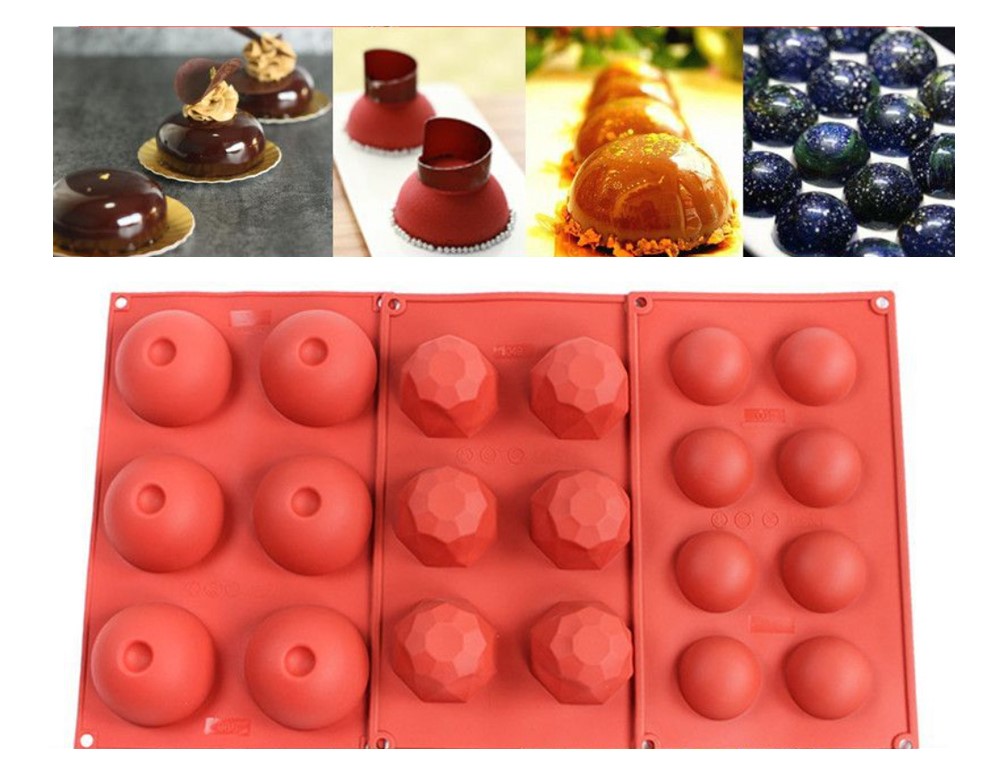 Half Spheres Silicone Baking Mold (8)