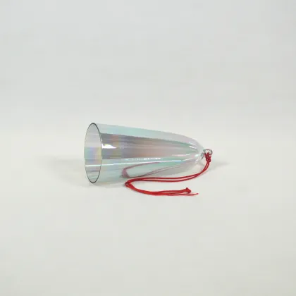 Seven Color Crystal Singing Bell - HF Handmade Titanium Quartz Crystal Bell