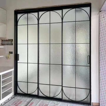 Best Selling Tempered Glass Aluminum Narrow Frame Interior Casement Doors