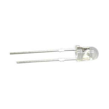 4mm Yuvarlak Dip Beyaz LED diyot - Su ile temiz veya sütlü diffüzlü lensli delikten - LED üreticisi