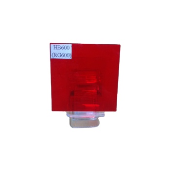 HB600 Red Optical Glass Long Pass Filter 600nm