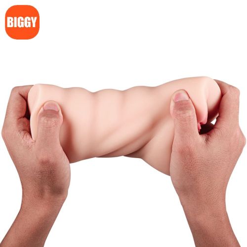 Bocina de bolso realista para simulação sexual oral masculina