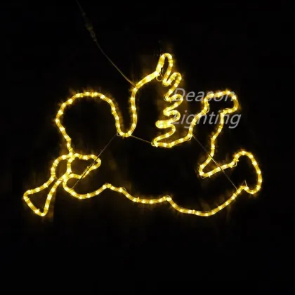 Outdoor Lighted Christmas Angel Decorations