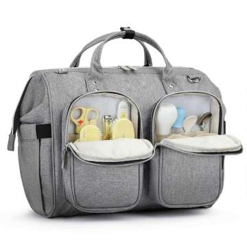 Travel Messenger Diaper Bag: Multi-Function Baby Travel Bag with Changing Pad