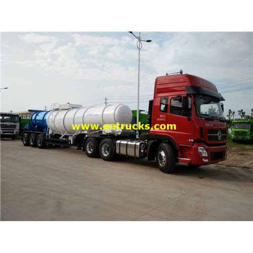 19000 Litres V Shape H2SO4 Trailer Tanks