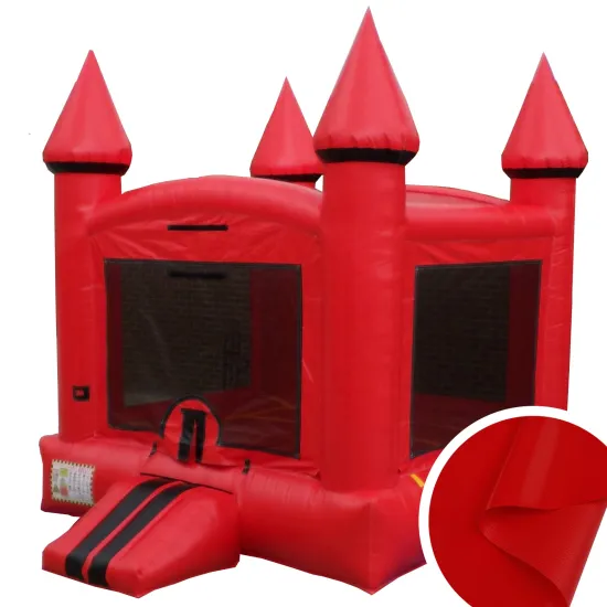 Plastic Tarpaulin Coated PVC Fabric for Bouncy Castles and Jumping Castles