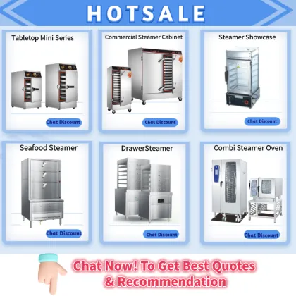 Electric Steamers for Commercial Dim Sum and Buns