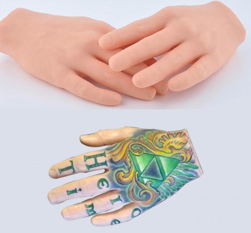 タトゥー練習スキン3D手の入れ墨の練習