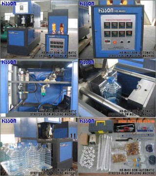 Hb-m400 1-cavity Pet Bottles Pet Wide Mouth Jars Blow Molding Machine 