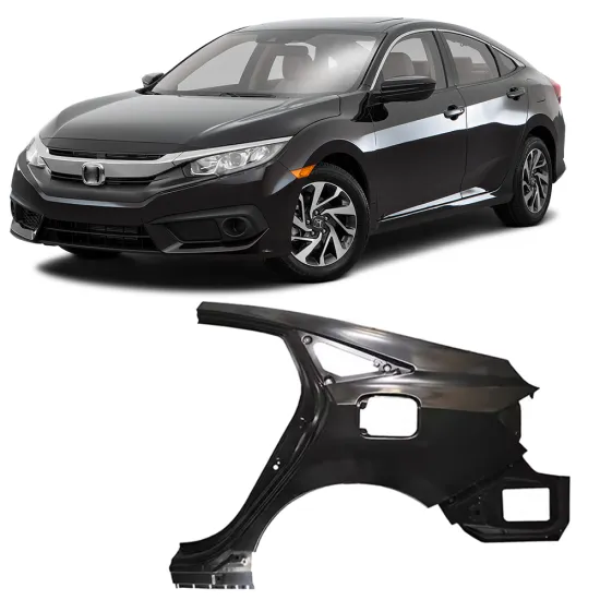 OEM 04646-TXM-A91ZZ Auto Metal Body Parts Left Hand Rear Fender Quarter Panel Fit for CI-VIC 2017-2019