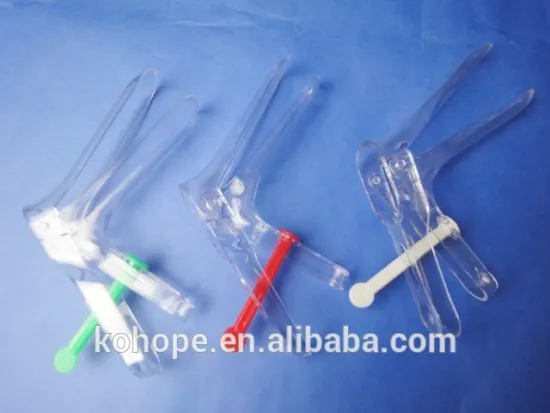 Disposable Medical Vaginal Speculum with Fastener Type for gynecological test