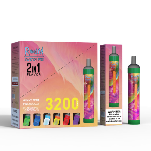 2 in 1 shine light Disposable electronic cigarette