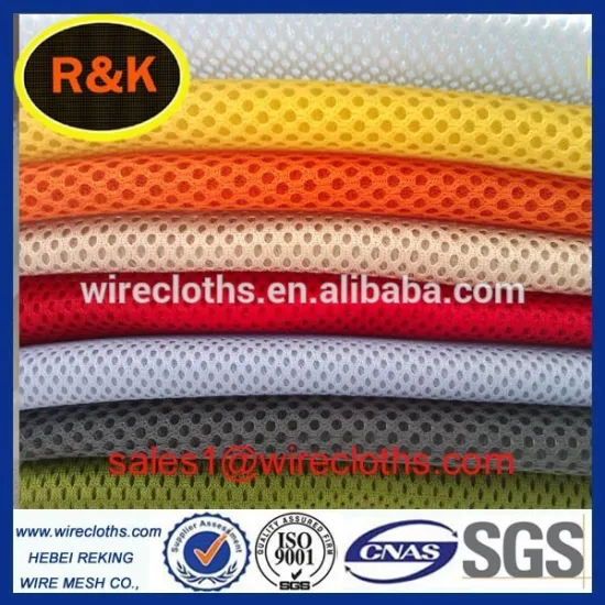 100% polyester material knitting warp weave mesh fabric