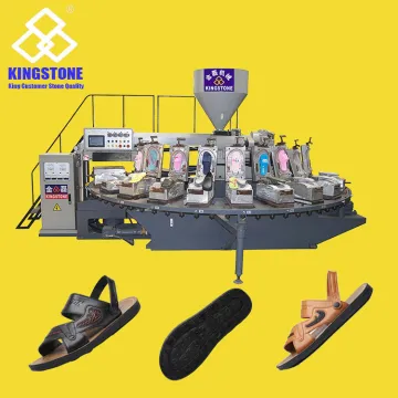 Automatic Rotary Type PVC Leather Slipper Sandal Making Machine