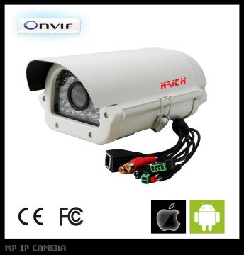 SD Card 1.3 MP CMOS Low Illumination IR Waterproof Bullet CCTV IP Camera (HCW5880L)