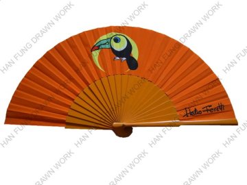 promotion wood fan
