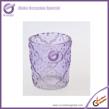 #17562 purple glass wine bottle/purple wine bottle