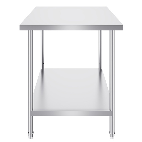 stainless steel work table with wheels stainless steel work table with over shelf Factory