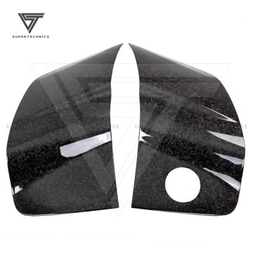 GT Style Forged Carbon Fiber Door Panel Side Blade for 2008-2015 Audi R8 V10
