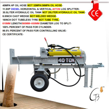 Diesel Log Splitter, 610mm, 40ton (LS40T-B1-610mm)