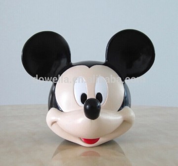 Disney audit factory licensed Disney Micky plastic PVC vinyl piggy bank