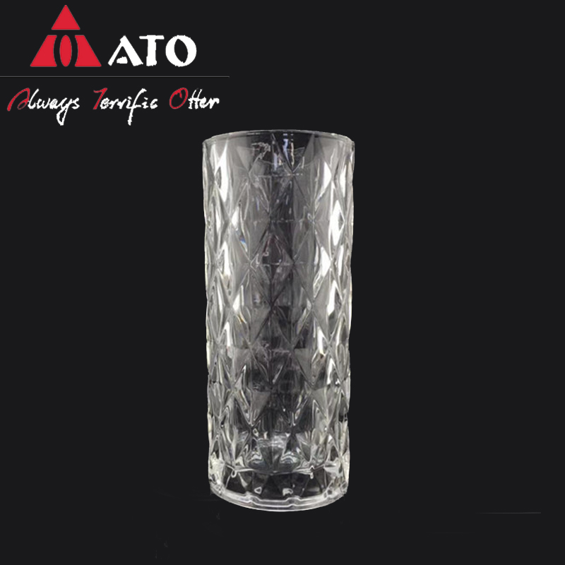 Jarrón de estar de jarrón de vidrio moderno de ATO jarrón transparente