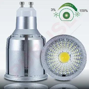 Cold Forging GU10 8W LED spotlights with 650Lum 8W GU10 Cold forging