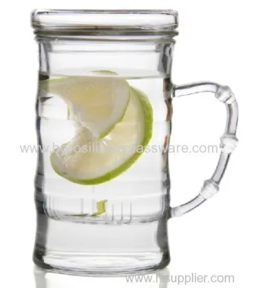Bamboo Type Borosilicate Glass Green Teas Tea Cups 