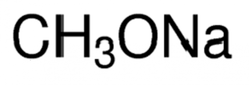 ทำปฏิกิริยากับโซเดียม methoxide