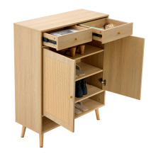 Stylish Shoe Cabinet Storage with Door Design