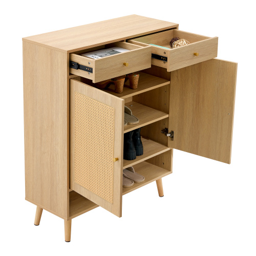 Stylish Shoe Cabinet Storage with Door Design