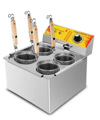 4 Baskets Commercial Electric Pasta Cooking Noodle Machine