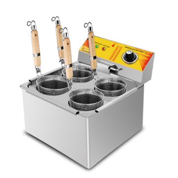 4 Baskets Commercial Electric Pasta Cooking Machine with Noodle Filter