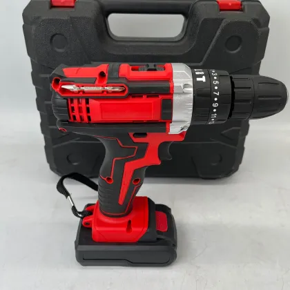 Impact Lithium Electric Drill: Rechargeable Power Tools Drill Kit - Cordless Drill Power Tool Set