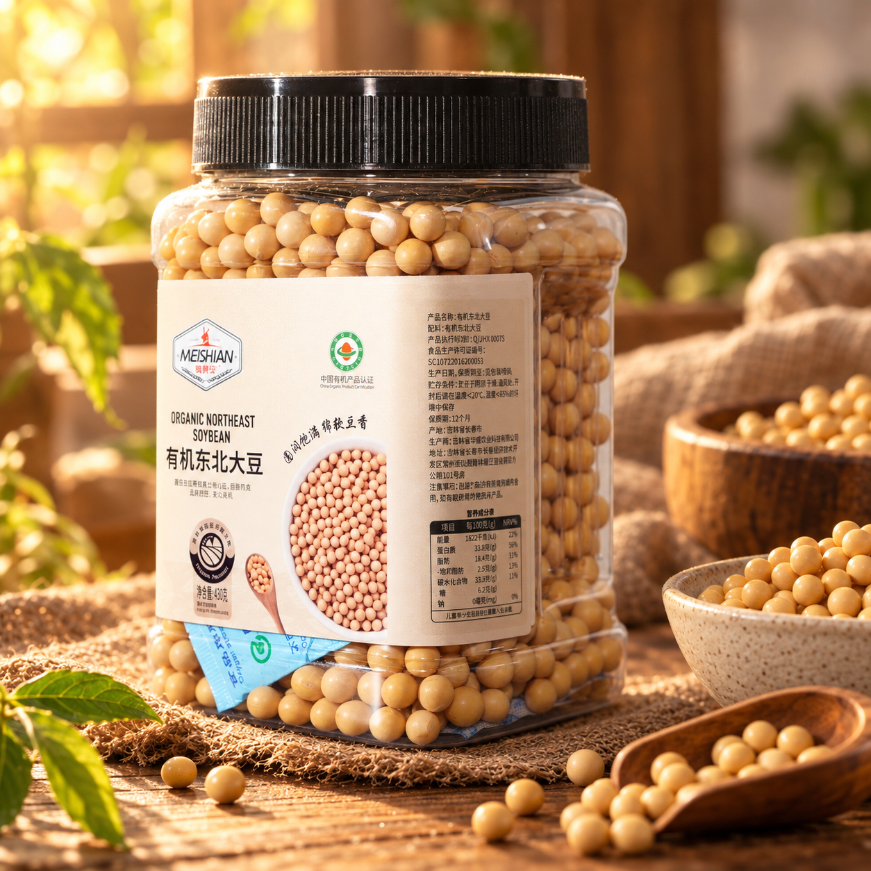 Organic Northeast Soybean 430g 4