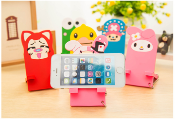Splendid portable cartoon type mobile phone holder,offoce mobile phone stand