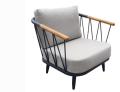 Desain baru rotan sofa anyaman furnitur outdoor
