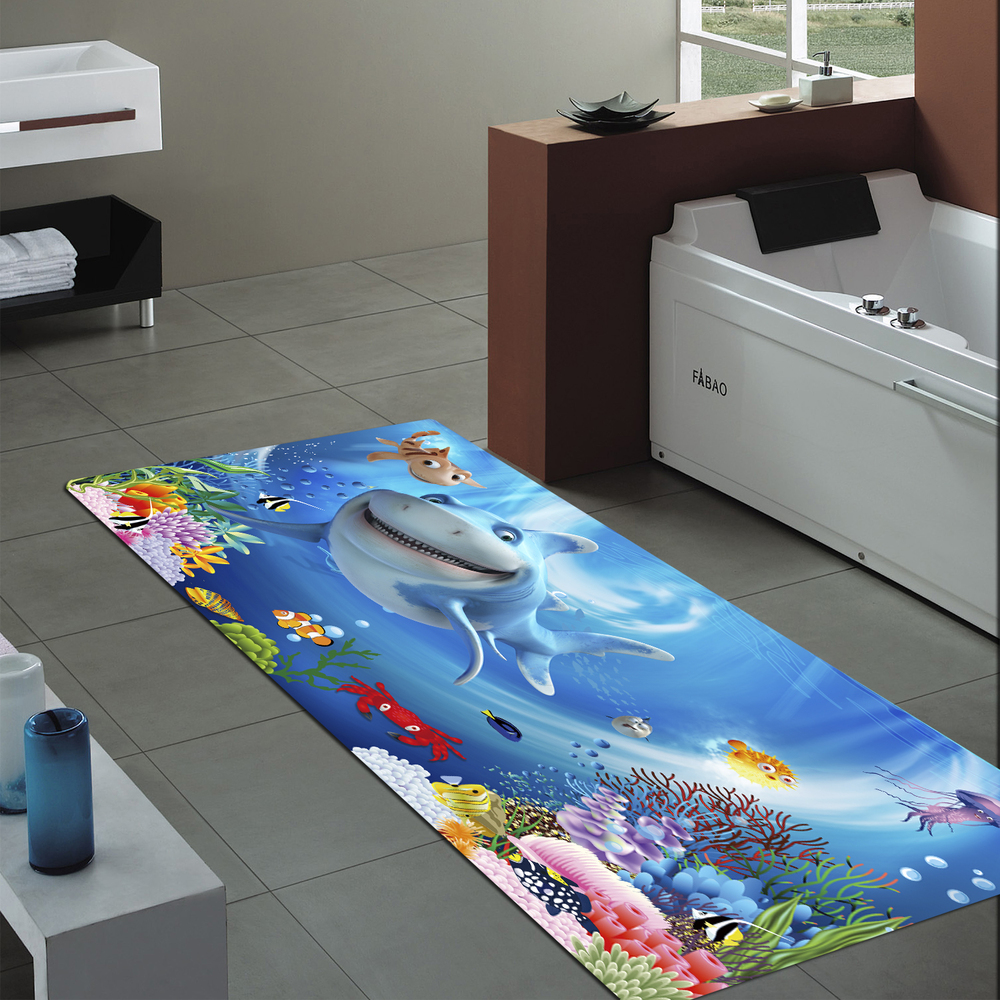 antiskid Washable bathroom rugs- 2-3