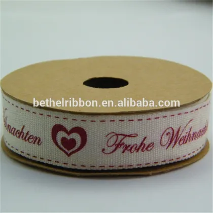 Good quality top sell 50mm cotton webbing ribbon