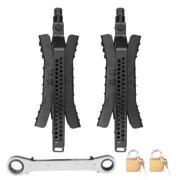 J529 Black Camper Wheel Stabilizer Packs для RV -шин