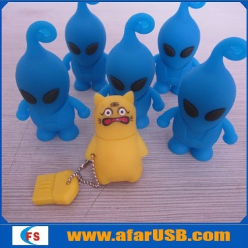 High Quality pvc usb funny cartoon usb flash drive with with factory price